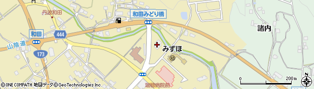 京丹波町役場　京丹波町情報センター周辺の地図