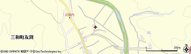 京都府福知山市三和町友渕550周辺の地図