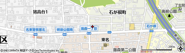 愛知県名古屋市名東区石が根町85周辺の地図