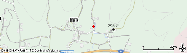 京都府船井郡京丹波町橋爪東谷周辺の地図