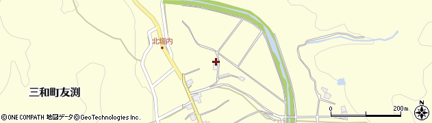 京都府福知山市三和町友渕444周辺の地図