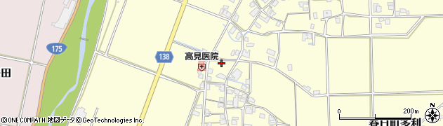 兵庫県丹波市春日町多利1371周辺の地図