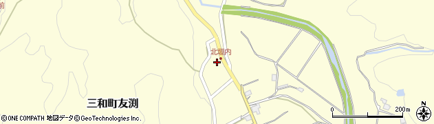 京都府福知山市三和町友渕382周辺の地図