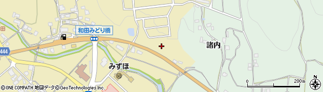 京都府京丹波町（船井郡）和田（寺谷）周辺の地図