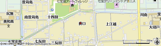 愛知県あま市七宝町遠島周辺の地図