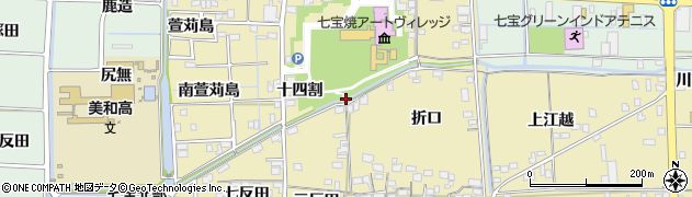 愛知県あま市七宝町遠島（大切戸新田）周辺の地図