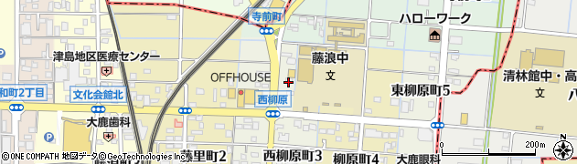 どんきゅう 津島店周辺の地図
