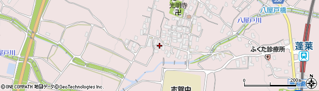 滋賀県大津市八屋戸1408周辺の地図