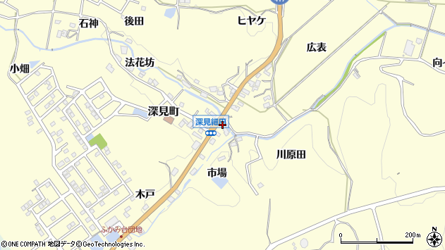 〒470-0441 愛知県豊田市深見町の地図