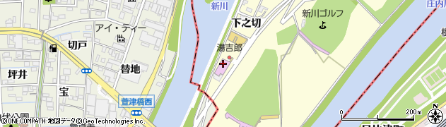 湯吉郎周辺の地図
