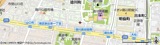 愛知県名古屋市東区徳川町810周辺の地図