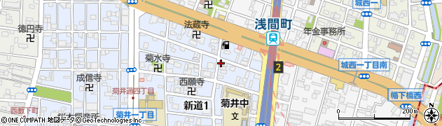 武山商店周辺の地図