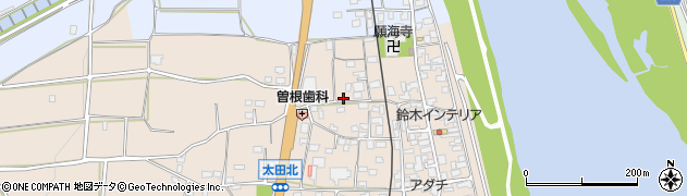 岐阜県海津市南濃町太田周辺の地図