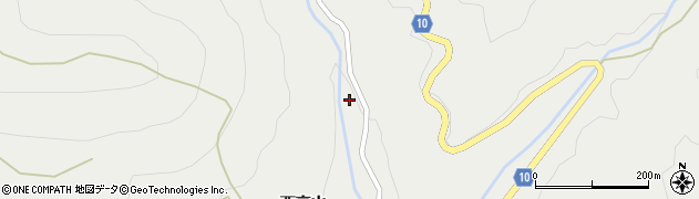 愛知県設楽町（北設楽郡）津具（下今屋敷）周辺の地図