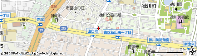 愛知県名古屋市東区徳川町104周辺の地図