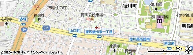 愛知県名古屋市東区徳川町312周辺の地図