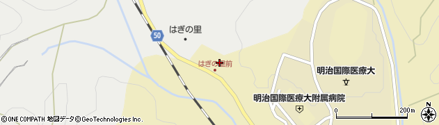 京都府南丹市日吉町保野田（萩原）周辺の地図
