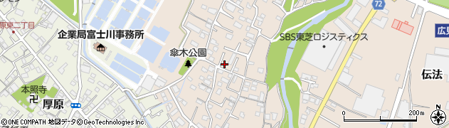 静岡県富士市伝法714周辺の地図