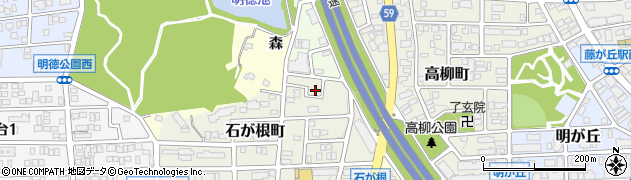 愛知県名古屋市名東区石が根町118周辺の地図