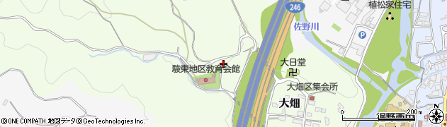 静岡県裾野市大畑周辺の地図