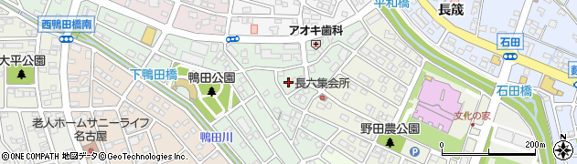 愛知県長久手市山桶周辺の地図