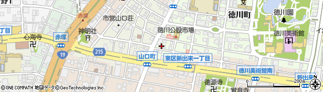 愛知県名古屋市東区徳川町416周辺の地図