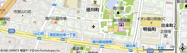 愛知県名古屋市東区徳川町1108周辺の地図