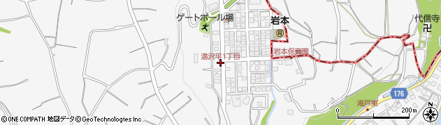 湯沢平1丁目周辺の地図