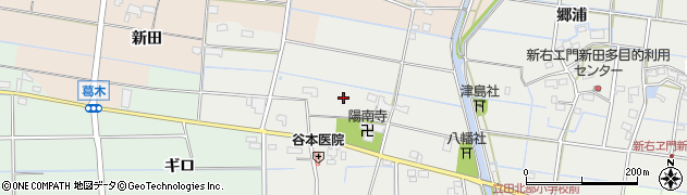 愛知県愛西市戸倉町道添周辺の地図