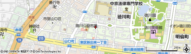 愛知県名古屋市東区徳川町516周辺の地図