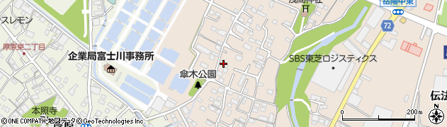 静岡県富士市伝法713周辺の地図