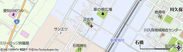 滋賀県愛知郡愛荘町石橋607周辺の地図