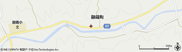 愛知県豊田市御蔵町（於三屋敷）周辺の地図