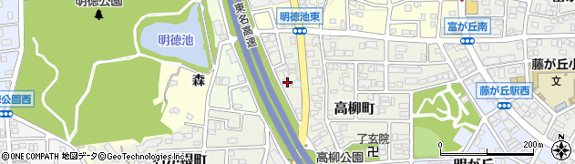 愛知県名古屋市名東区高柳町218周辺の地図