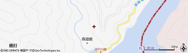 愛知県豊根村（北設楽郡）富山（兎鹿ノ平）周辺の地図