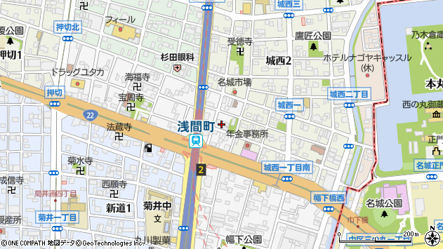 〒451-0035 愛知県名古屋市西区浅間の地図