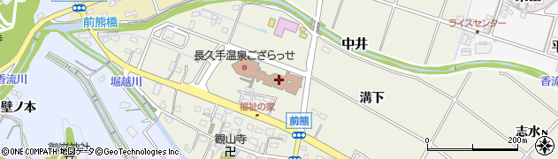 愛知県長久手市前熊下田171周辺の地図