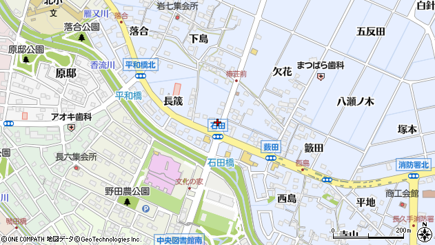 〒480-1103 愛知県長久手市岩作琵琶ケ池の地図