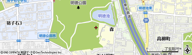 愛知県名古屋市名東区猪高町大字藤森周辺の地図
