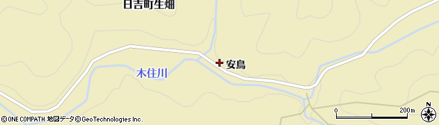 京都府南丹市日吉町生畑（高井根）周辺の地図