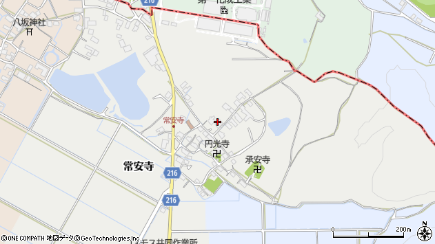 〒529-1232 滋賀県愛知郡愛荘町常安寺の地図