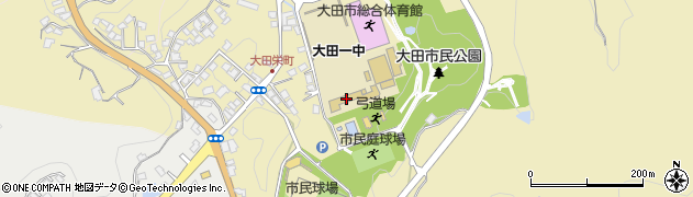 大田市立第一中学校周辺の地図