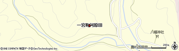兵庫県宍粟市一宮町河原田周辺の地図