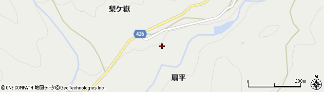 愛知県設楽町（北設楽郡）津具（下大地畑）周辺の地図