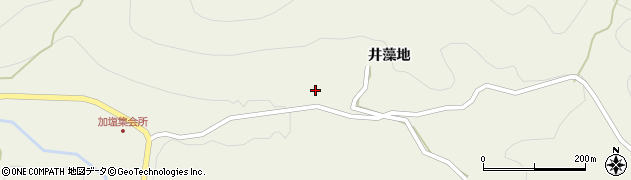 愛知県豊田市加塩町西周辺の地図