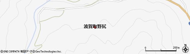 兵庫県宍粟市波賀町野尻周辺の地図