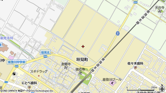 〒521-1221 滋賀県東近江市垣見町の地図