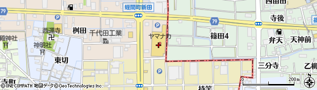 ヤマナカ神守店周辺の地図