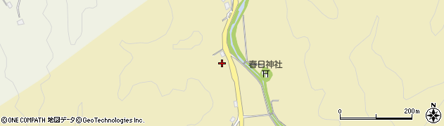 京都府京丹波町（船井郡）鎌谷下（ウスギ）周辺の地図