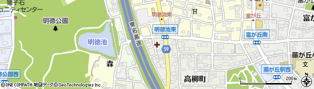 愛知県名古屋市名東区高柳町225周辺の地図